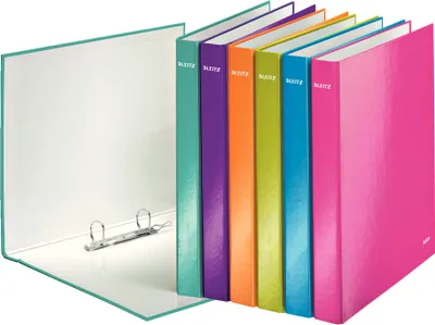 Produktbild von LEITZ Ringbuch WOW DIN A4 Hartpappe schwarz
