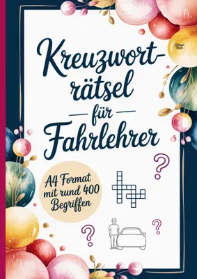Produktbild von Kreuzworträtsel für Fahrlehrer