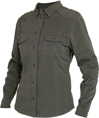 Produktbild von John Doe Motoshirt XTM Damen Motorrad Hemd, oliv, M
