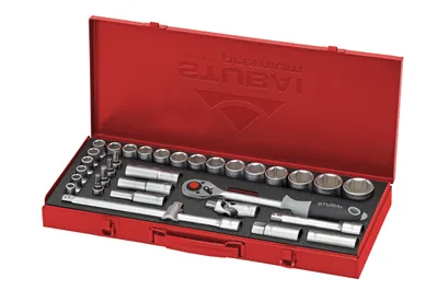 Produktbild von STUBAI Premium Steckschlüsselsatz 1/2' 33-teilig 1/2'