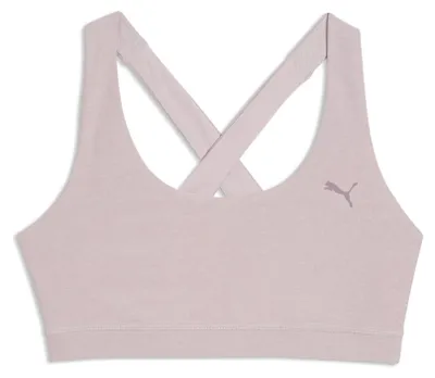 Immagine prodotto di Reggiseno sportivo da allenamento PUMA da donna, modello CLOUDSPUN, taglia XL, colore rosa tenue melange