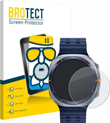 Produktbild von BROTECT Entspiegelungs Schutzglas für Samsung Galaxy Watch Ultra 2 (47 mm) Schutzfolie Panzer Folie Glas Display Schutz matt