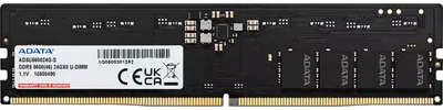 Produktbild von ADATA AD5U560024G-S, 24 GB, 1 x 24 GB, DDR5, 288-pin DIMM, Schwarz