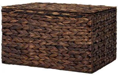 Produktbild von Koszoplotka Truhe aus Wasserhyazinthe 58x43x35cm Dekorative Aufbewahrung