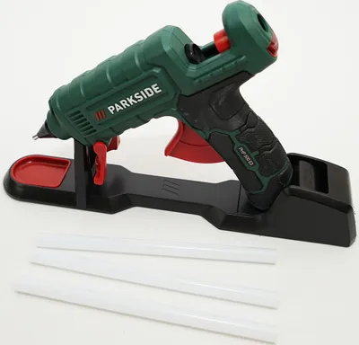 Produktbild von PARKSIDE® Heißklebepistole PHP 500 E3, kabellos, Aufnahme: Ø 11 mm, 200 °C, Klebepistole