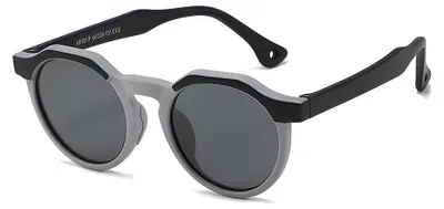 Zdjęcie produktu dla Techsuit Polarized 601 okulary przeciwsłoneczne z UV, TPEE - czarno-szare
