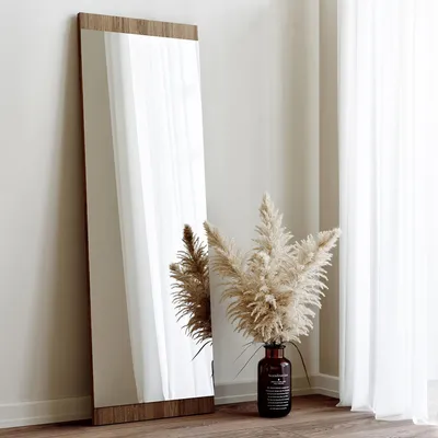 Immagine prodotto di Cengio - Specchio, 120x40h cm Marrone Noce, Forma Rettangolare