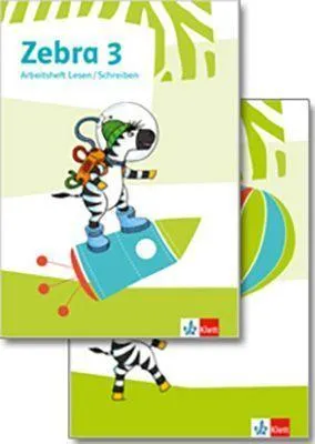Produktbild von Zebra 3. Paket: Arbeitsheft Lesen/Schreiben und Arbeitsheft Sprache Klasse 3