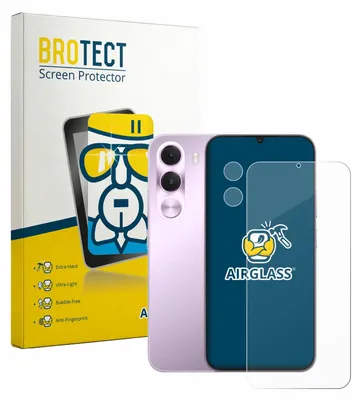 Produktbild von BROTECT Schutzglas für realme C100i (Display+Kamera) Schutzfolie Panzer Folie Glas Display Schutz klar