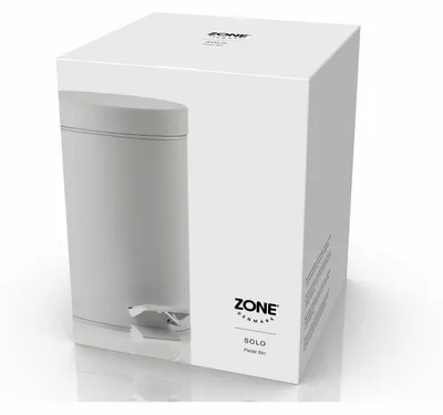 Obrázek produktu pro Zone Denmark Solo, 3 l, Kulatý, Ocel, Světle šedá, Pedál, 17 cm