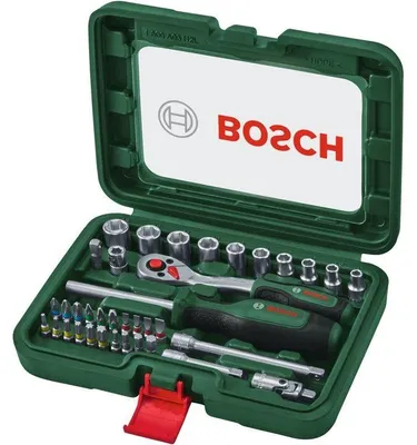 Image de Set de cliquets 1/4 BOSCH - 37pcs