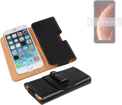 Produktbild von K-S-Trade Schützhülle Handyhülle kompatibel mit Blackview BV4900 Holster Gürtel Tasche Schutzhülle Handy-Tasche Smartphone Case Seitentasche