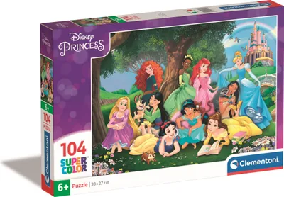Obrázok produktu pre CLEMENTONI Disney Princezné Puzzle 104 dielikov