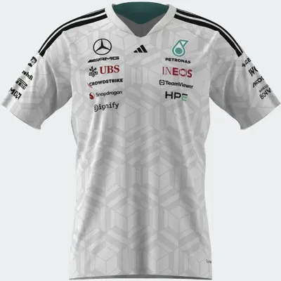 Produktbild von Mercedes Polo, Team, adidas, Rennfahrer, Weiß L