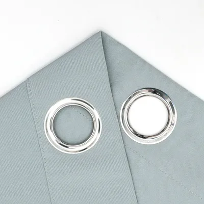 Image de Topchances 2 pièces rideau extérieur avec oeillets, rideau extérieur étanche Jardin occultation Indoor Outdoor Rideaux pour véranda,Pergola, Cabana, Gazebo, Gris clair, 241 * 254cm