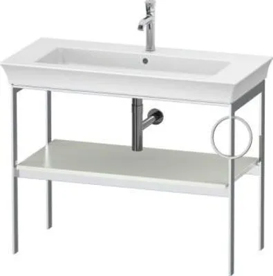 Produktbild von DURAVIT WT4544R3636 Metallkonsole bodenst. White Tulip