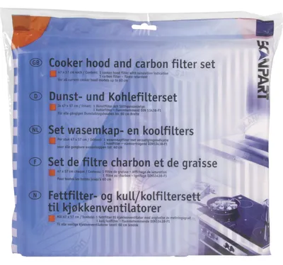 Imagen del producto de KIT DE FILTROS PARA CAMPANAS DE EXHAUSTIÓN (o SISTEMAS DE EXHAUSTIÓN)