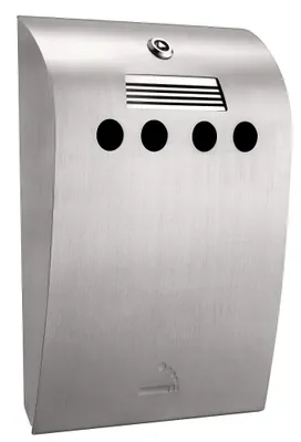 Produktbild von TKG WAVE Wandaschenbecher edelstahl, 1 St.