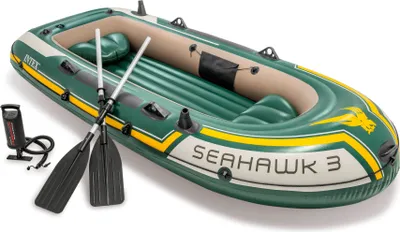 Produktbild von Nadmuchiwana łódź INTEX Seahawk 3 Set - 295 x 137 x 43 cm