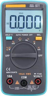 Zdjęcie produktu dla ZT101 Multimetr cyfrowy woltomierz AC DC amperomierz omomierz woltomierz automatyczny miernik zakresu 6000 zliczeń