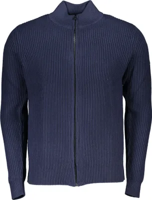 REDMOND Casual Herren Strickjacke Stehkragen Zipper