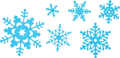 Produktbild von VBS Stanzschablonen "Schneeflocken"