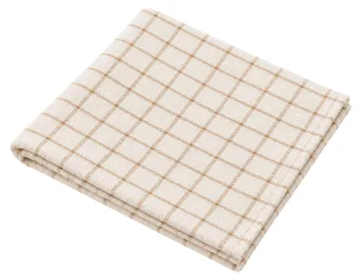 Produktbild von Tischserviette mit Karomuster aus Baumwolle