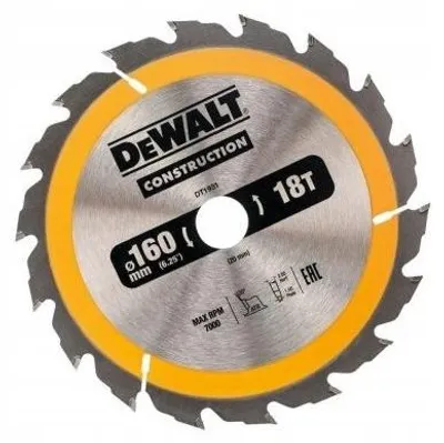 Image de Dewalt Scie à lame 160X20Mmx18Z