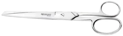 Zdjęcie produktu dla WESTCOTT E-30881 00 Nożyczki STEEL, ostrze ze stali nierdzewnej i stalowy uchwyt, szpiczaste, proste, 20,3 cm