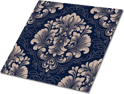 Obrázek produktu pro Damaškový Vzor – Samolepicí Dlaždice – PVC Obklady – Vinylové Obklady – 3D Samolepicí Panely – Obklady do Kuchyně a Koupelny – Nálepky na Dlaždice – 9 kusů 30x30 cm