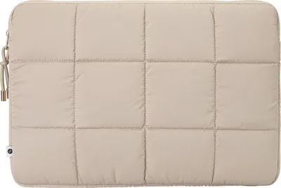 Produktbild von Selencia Puffy Laptop Hülle 15-16 Zoll - Laptop Sleeve - Beige
