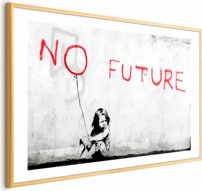 Produktbild von Posterpapier Poster - No Future 60x40 cm Streetart m-C-0317-ao-a