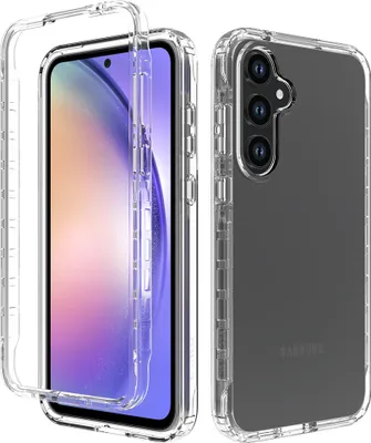 Image de Galaxy A55 Cover, Hybrid Transparent dos TPU Bumper antichoc Housse de protection pour Samsung Galaxy A55