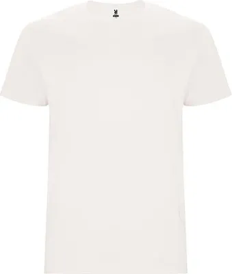 Produktbild von Roly CA6681 | Stafford T-Shirt - Doppellagiger Rundhalskragen - Farbe: Vintage White 132 - Größe: S