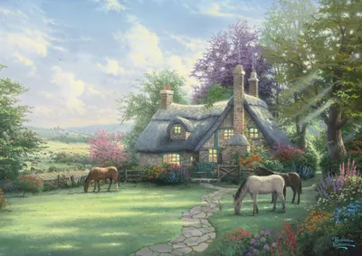 Imagen del producto de Un día perfecto de verano. Colección Kinkade, 500 piezas