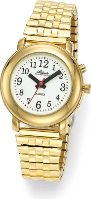 Produktbild von Atlanta Sprechende Armbanduhr, Quartz, Metallband; 8915-9