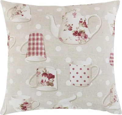Produktbild von Bettlaken EMA - 45x45 cm - Rot,Beige
