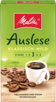 Immagine prodotto di Melitta Cafe Auslese Mild macinato 0,5 kg