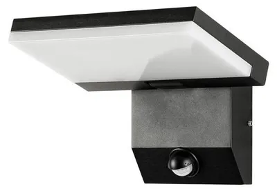 Obrázok produktu pre Vonkajšie LED osvetlenie Immax MODERN nástenné so senzorom PIR, 18 W, 1278 lm, IP65, čierne