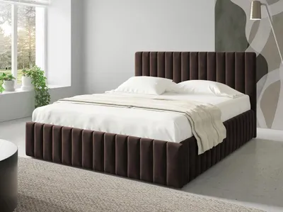 Obrázok produktu pre Manželská posteľ s úložným priestorom 160x200 ONANCOK 1 - hnedá
