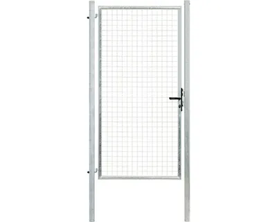 Immagine prodotto di Alberts 600419 Cancello singolo a rete ondulata, zincato a caldo, larghezza 102 cm, altezza 200 cm