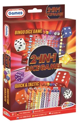 Produktbild von Grafix Dice Games 2in1 (Bingo -Würfel und Taktik)