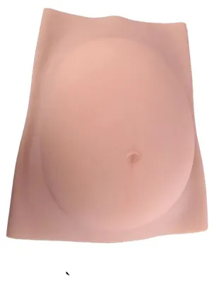 Obrázek produktu pro Kostým těhotenského břicha, realistický silikonový materiál, lehká konstrukce, barva 2, 6 kusů