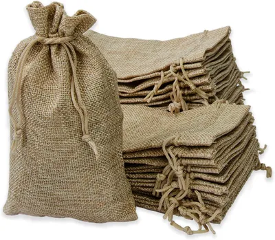 Imagen del producto de Calendario de Adviento para rellenar - Set de 24 unidades - Pequeñas bolsas - Calendario de Navidad - Bolsitas para regalos - Bolsitas para niños - Color marrón