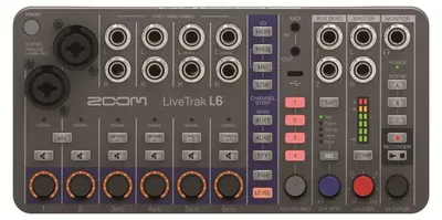 Image de Zoom LiveTrak L6, 10 canaux, montage en rack, 5 W, noir