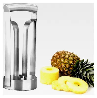 Produktbild von Edelstahl-Ananasschäler mit ergonomischem Griff für die Küche