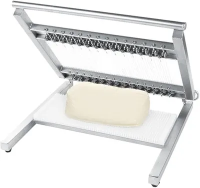 Produktbild von Käseschneidemaschine Mozzarella - 56 Schneiddrähte - Profi schneidewerkzeug - Käseschneider - Eierschneider - Knödelschneider