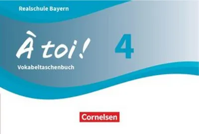 Produktbild von À toi  Band 4 - Bayern - Vokabeltaschenbuch