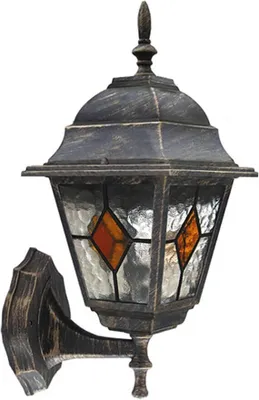 Produktbild von Rabalux 8182 Außenwandleuchte Monaco, E27, gold-mehrfarbig, rund, Klassisch, IP43, ø200mm