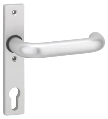 Produktbild von EDI 1103/1317 Drückerlochteil mit Kurzschild für Schloßkasten PZ Edelstahl matt
